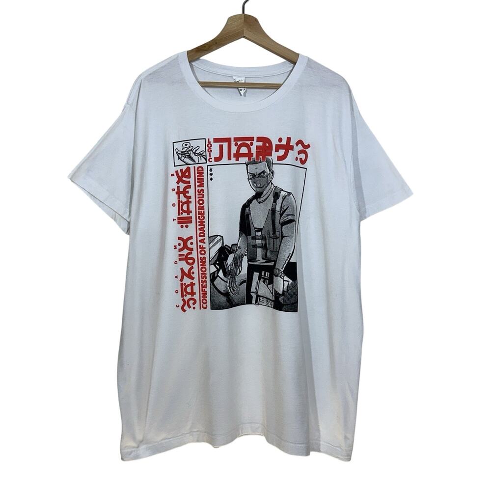 Logic Confessions of a Dangerous Mind Tee Shirt White XXL Rap Hip-hop Anime Art